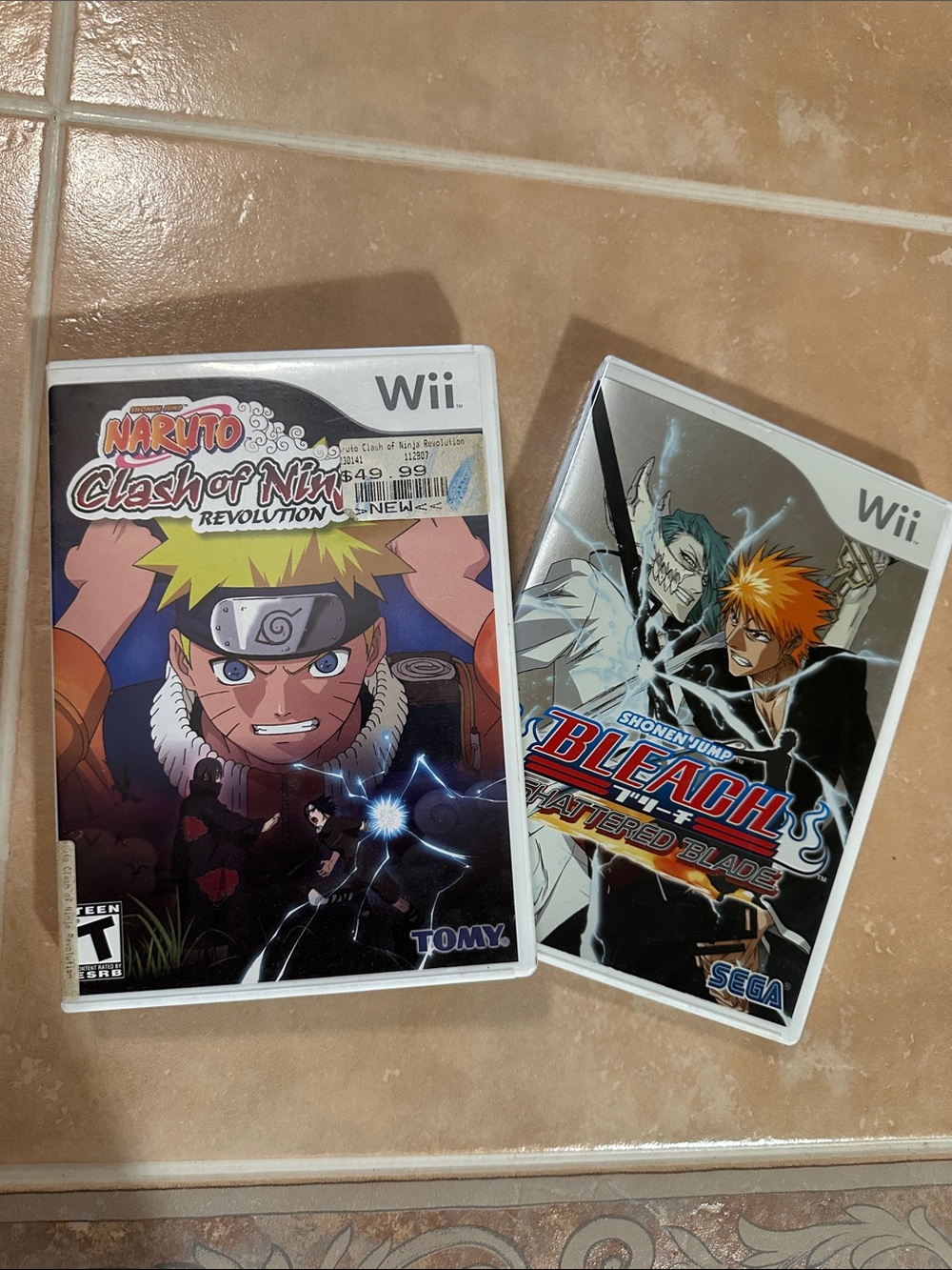Naruto: Clash of Ninja Revolution (Wii) - White Case by Tomy